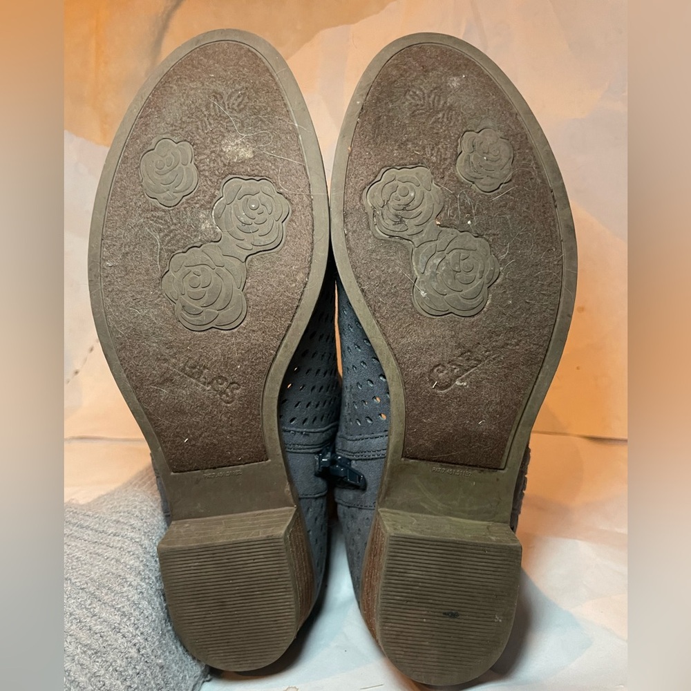 Carlos by Carlos Santana blue-grey booties - Picture 8 of 10